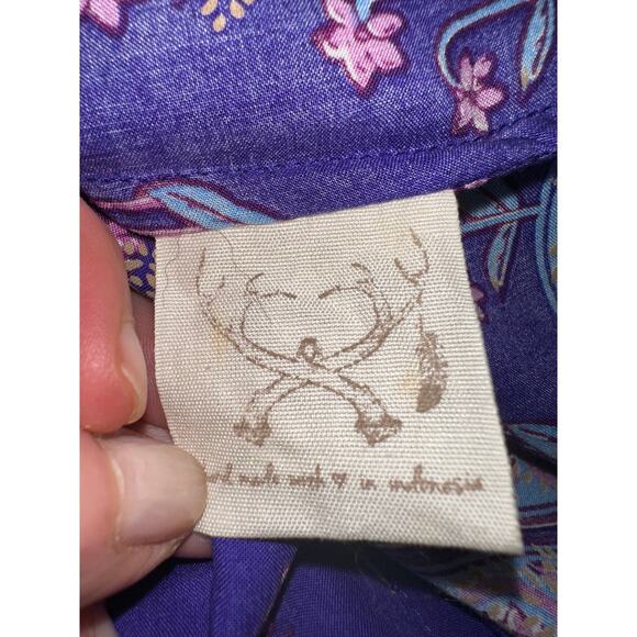 NWOT SPELL BOHEMIAN ROYALE PURPLE KIMONO ROBE OSFA - Picture 5 of 8